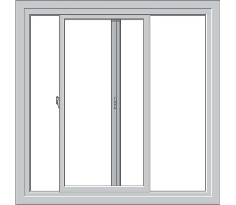 Buffalo Pella Hurricane Shield Series Vinyl Sliding Window